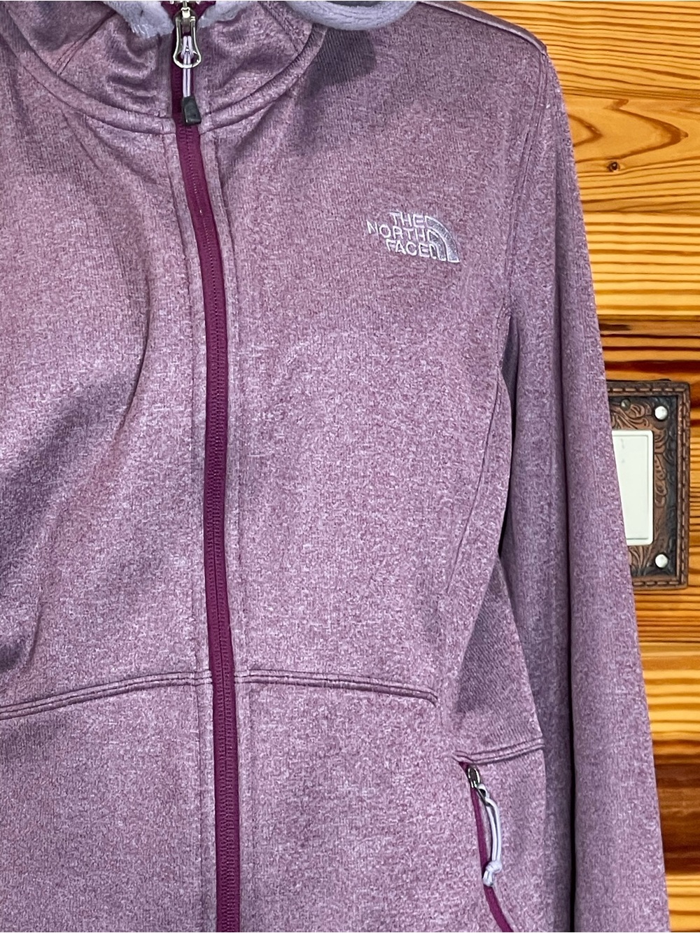 The North Face Women's Plum Zip-Up Hooded Fleece Jacket - Picture 5 of 6